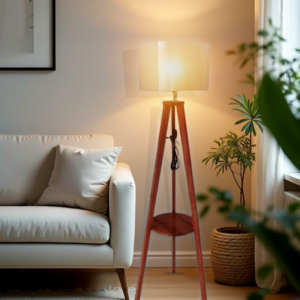 ডিজিটাল ল্যাম্প – মেহগুনি কাঠ, কাস্টমাইজেবল ডিজাইন