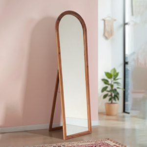 প্রিমিয়াম মানের মেহগনি স্ট্যান্ডিং মিরর